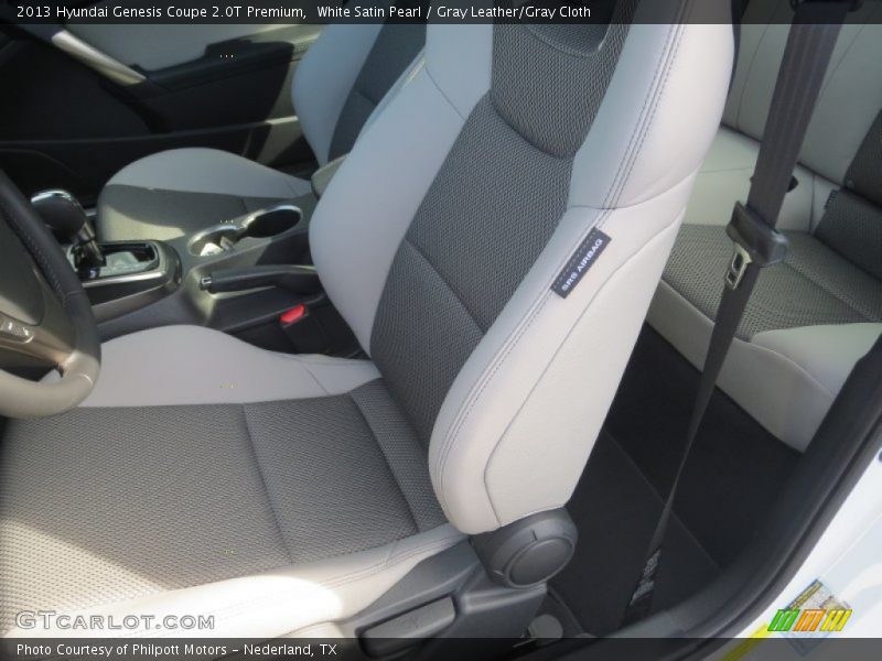 Front Seat of 2013 Genesis Coupe 2.0T Premium