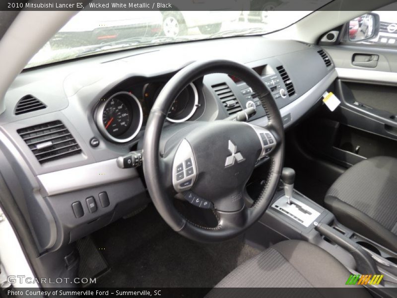 Black Interior - 2010 Lancer ES 