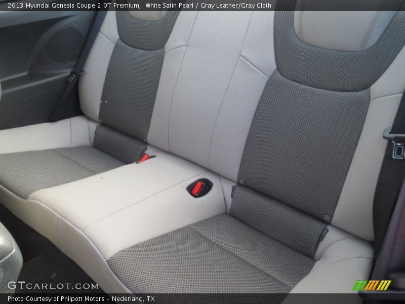 Rear Seat of 2013 Genesis Coupe 2.0T Premium