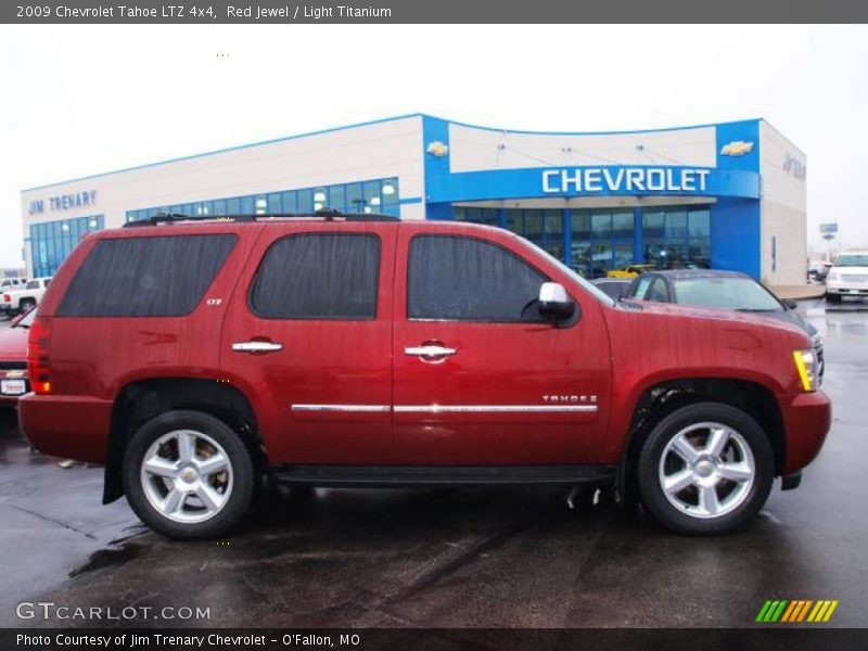 Red Jewel / Light Titanium 2009 Chevrolet Tahoe LTZ 4x4