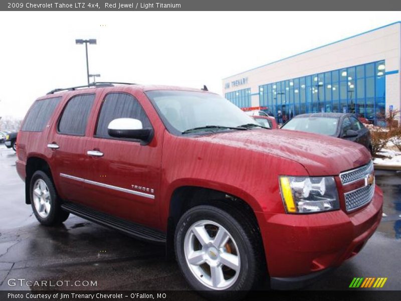 Red Jewel / Light Titanium 2009 Chevrolet Tahoe LTZ 4x4