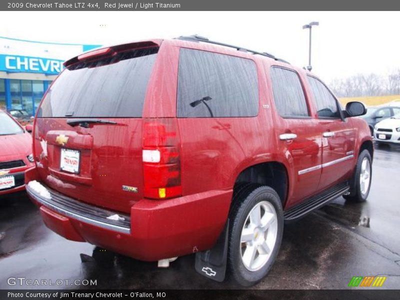Red Jewel / Light Titanium 2009 Chevrolet Tahoe LTZ 4x4
