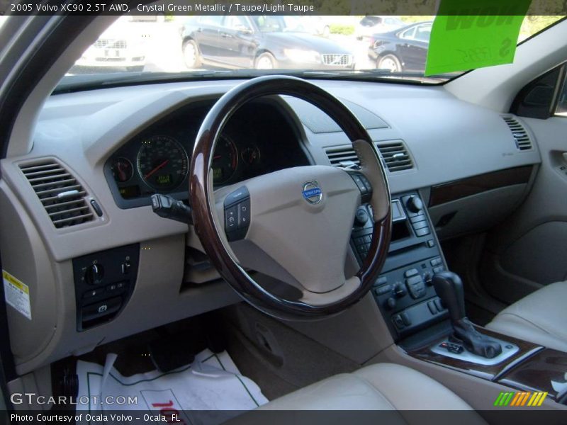Crystal Green Metallic / Taupe/Light Taupe 2005 Volvo XC90 2.5T AWD
