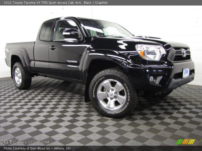 Black / Graphite 2012 Toyota Tacoma V6 TRD Sport Access Cab 4x4