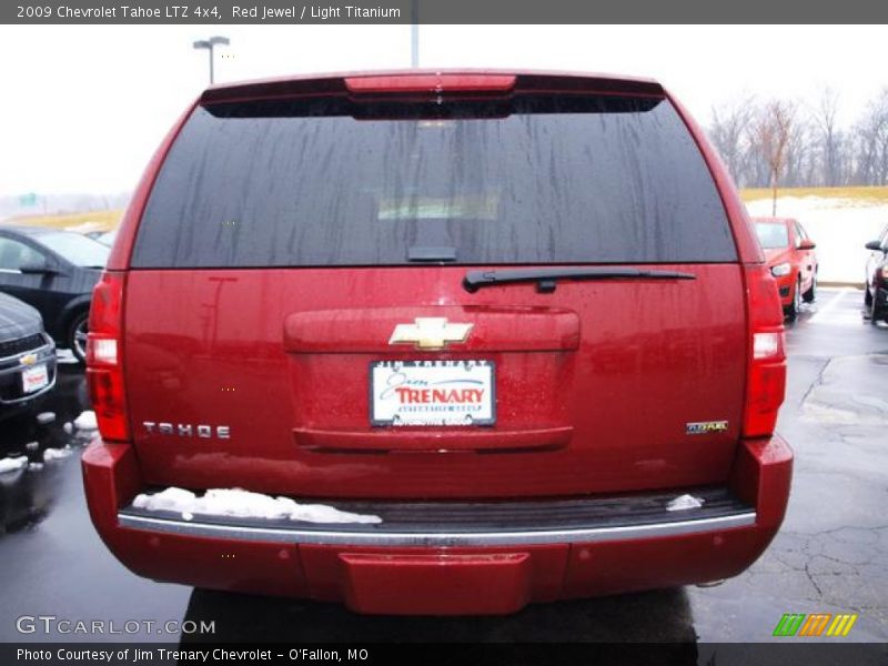Red Jewel / Light Titanium 2009 Chevrolet Tahoe LTZ 4x4
