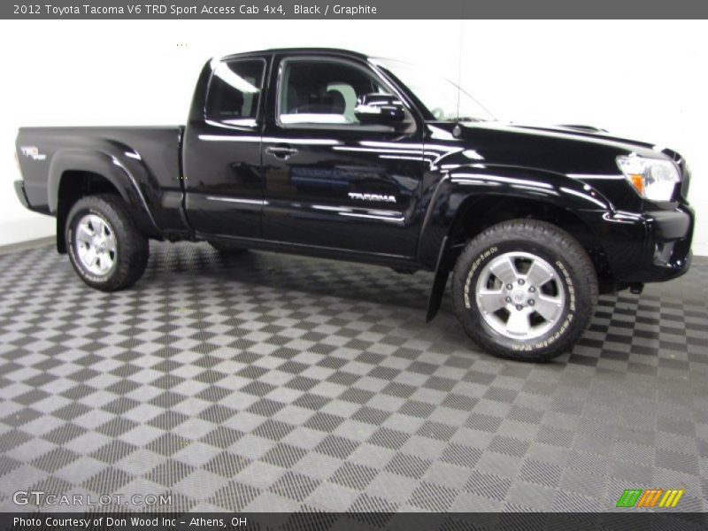 Black / Graphite 2012 Toyota Tacoma V6 TRD Sport Access Cab 4x4