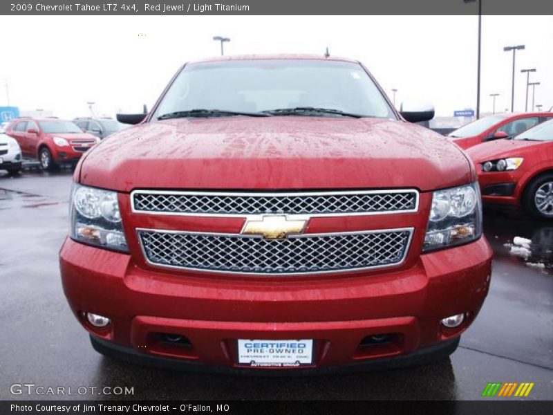 Red Jewel / Light Titanium 2009 Chevrolet Tahoe LTZ 4x4