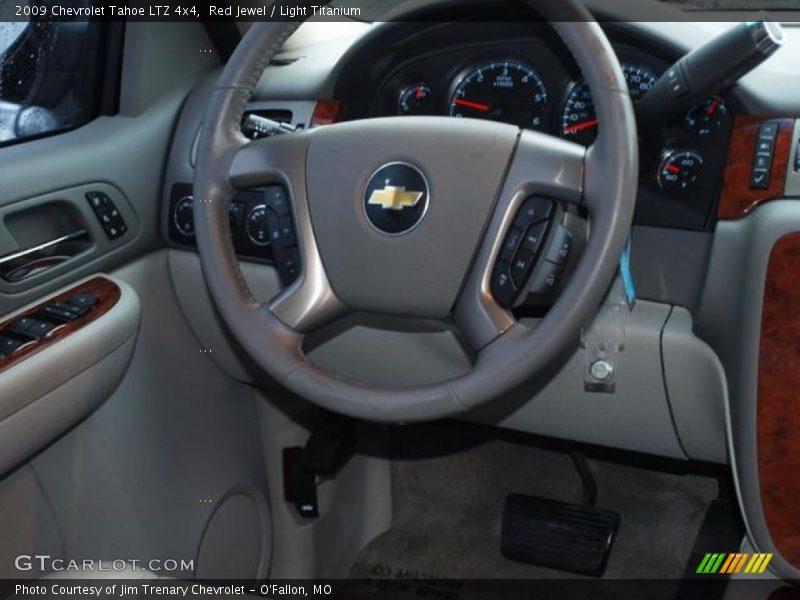 Red Jewel / Light Titanium 2009 Chevrolet Tahoe LTZ 4x4