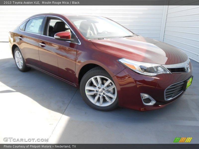 Moulin Rouge Mica / Black 2013 Toyota Avalon XLE