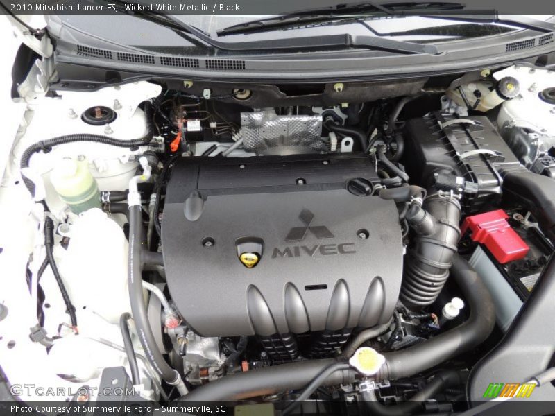  2010 Lancer ES Engine - 2.0 Liter DOHC 16-Valve MIVEC 4 Cylinder