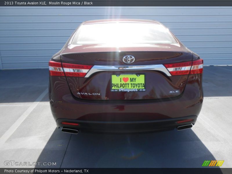 Moulin Rouge Mica / Black 2013 Toyota Avalon XLE