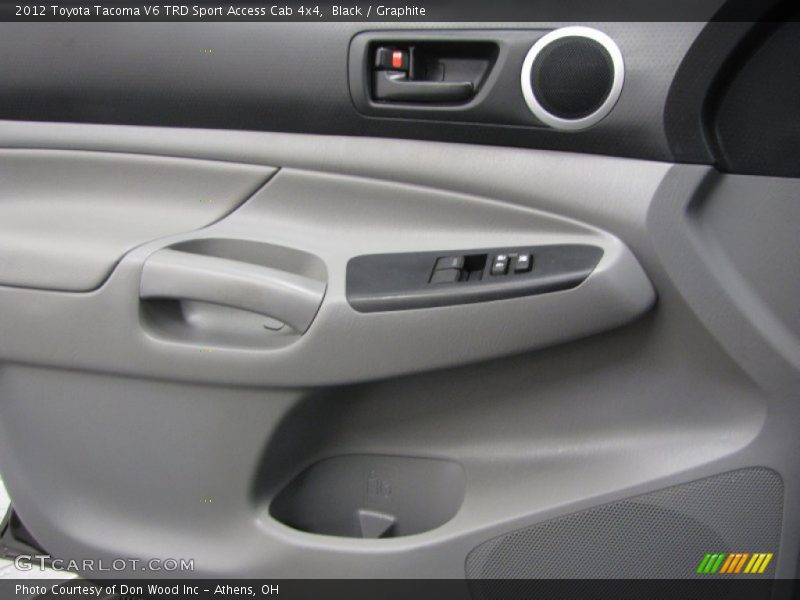 Black / Graphite 2012 Toyota Tacoma V6 TRD Sport Access Cab 4x4