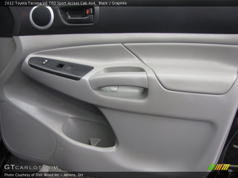 Black / Graphite 2012 Toyota Tacoma V6 TRD Sport Access Cab 4x4