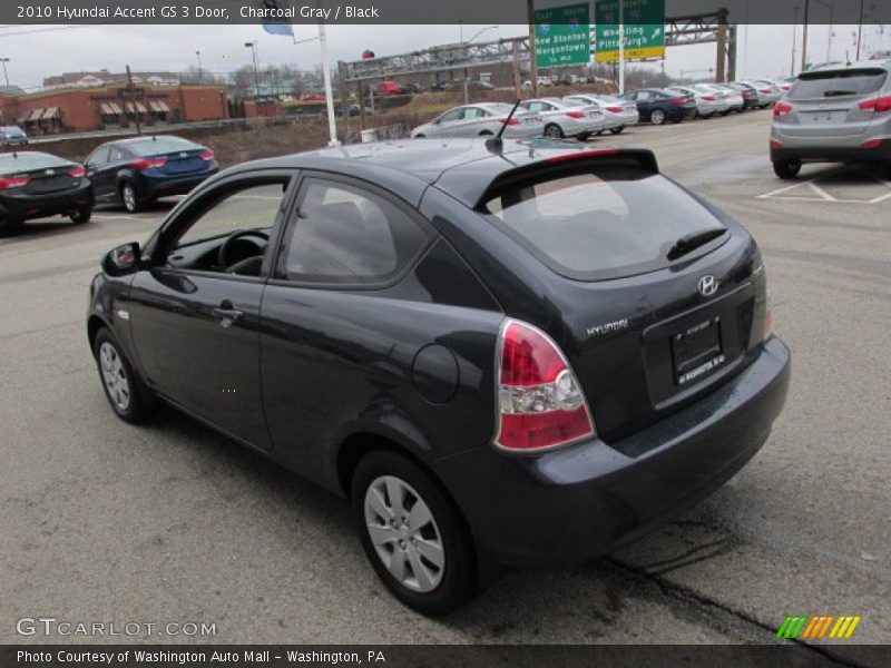 Charcoal Gray / Black 2010 Hyundai Accent GS 3 Door