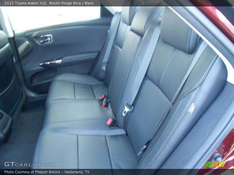 Rear Seat of 2013 Avalon XLE