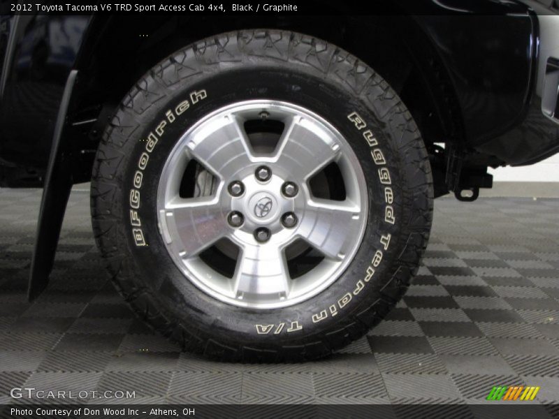 Black / Graphite 2012 Toyota Tacoma V6 TRD Sport Access Cab 4x4