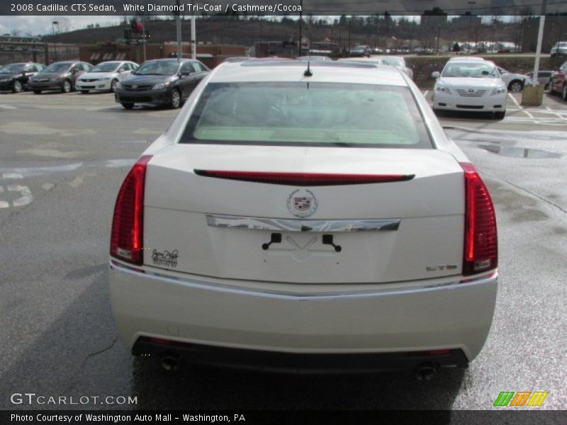 White Diamond Tri-Coat / Cashmere/Cocoa 2008 Cadillac CTS Sedan