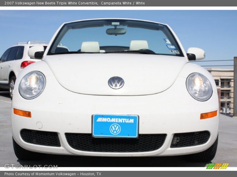 Campanella White / White 2007 Volkswagen New Beetle Triple White Convertible