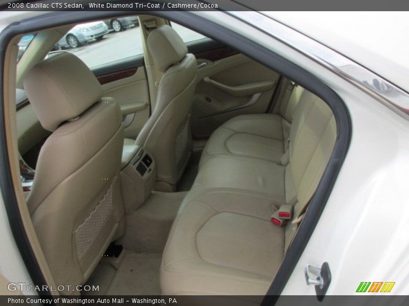 White Diamond Tri-Coat / Cashmere/Cocoa 2008 Cadillac CTS Sedan