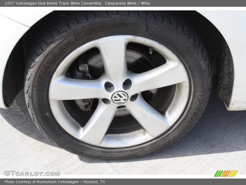 Campanella White / White 2007 Volkswagen New Beetle Triple White Convertible