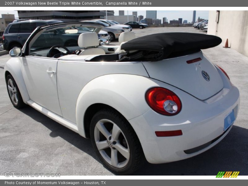 Campanella White / White 2007 Volkswagen New Beetle Triple White Convertible