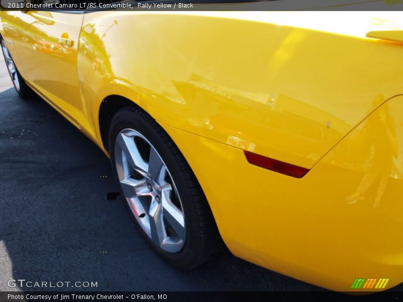 Rally Yellow / Black 2011 Chevrolet Camaro LT/RS Convertible
