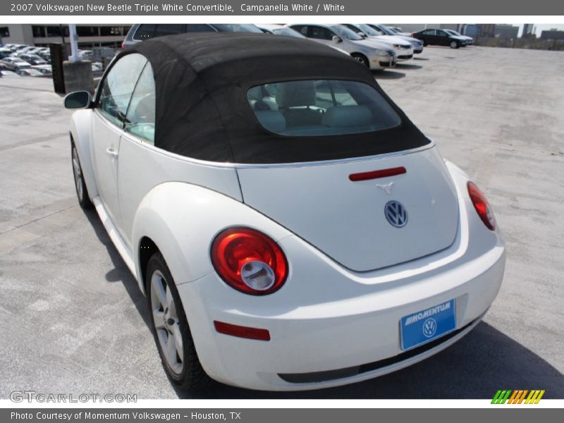 Campanella White / White 2007 Volkswagen New Beetle Triple White Convertible