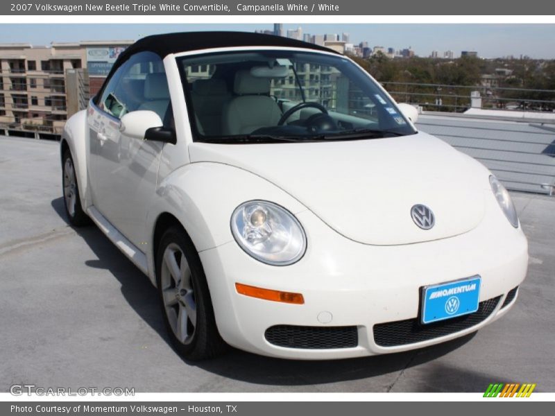 Campanella White / White 2007 Volkswagen New Beetle Triple White Convertible