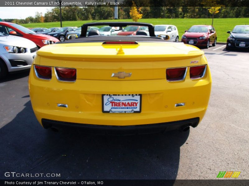 Rally Yellow / Black 2011 Chevrolet Camaro LT/RS Convertible