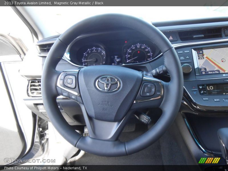 Magnetic Gray Metallic / Black 2013 Toyota Avalon Limited