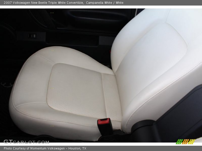 Campanella White / White 2007 Volkswagen New Beetle Triple White Convertible