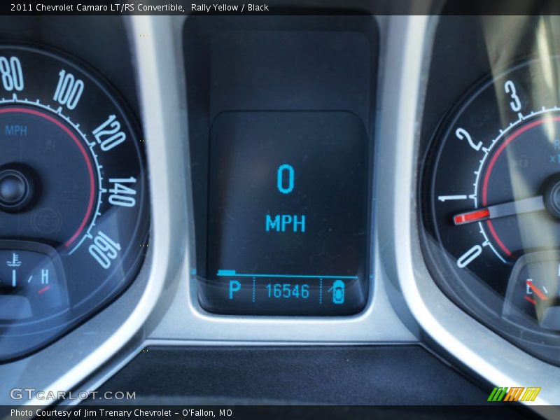 Rally Yellow / Black 2011 Chevrolet Camaro LT/RS Convertible