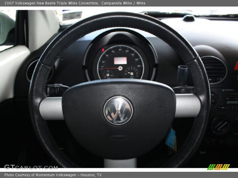 Campanella White / White 2007 Volkswagen New Beetle Triple White Convertible