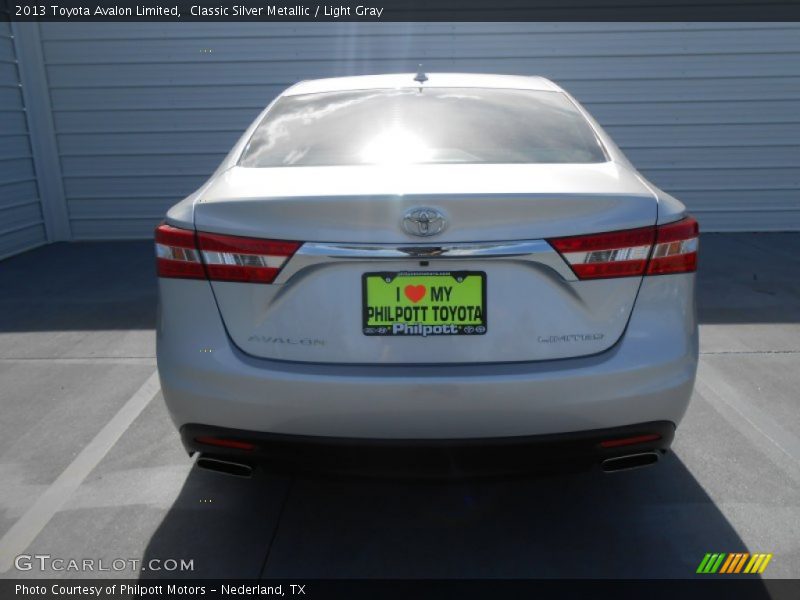 Classic Silver Metallic / Light Gray 2013 Toyota Avalon Limited