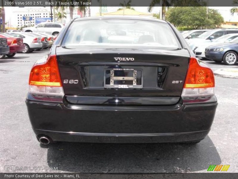 Black / Taupe/Light Taupe 2006 Volvo S60 2.5T