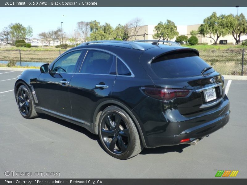 Black Obsidian / Graphite 2011 Infiniti FX 50 AWD