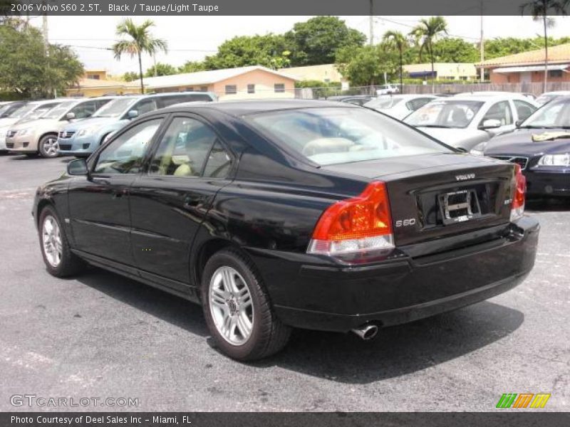 Black / Taupe/Light Taupe 2006 Volvo S60 2.5T