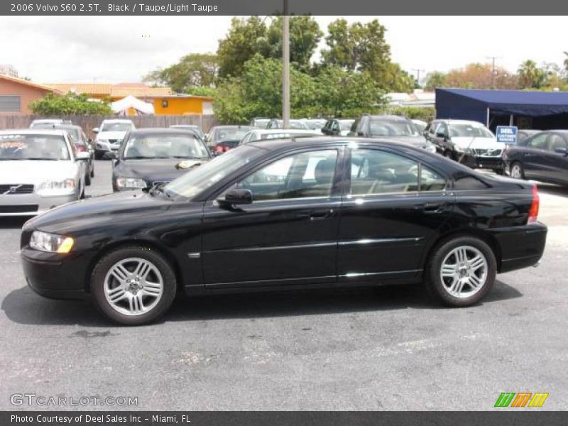 Black / Taupe/Light Taupe 2006 Volvo S60 2.5T