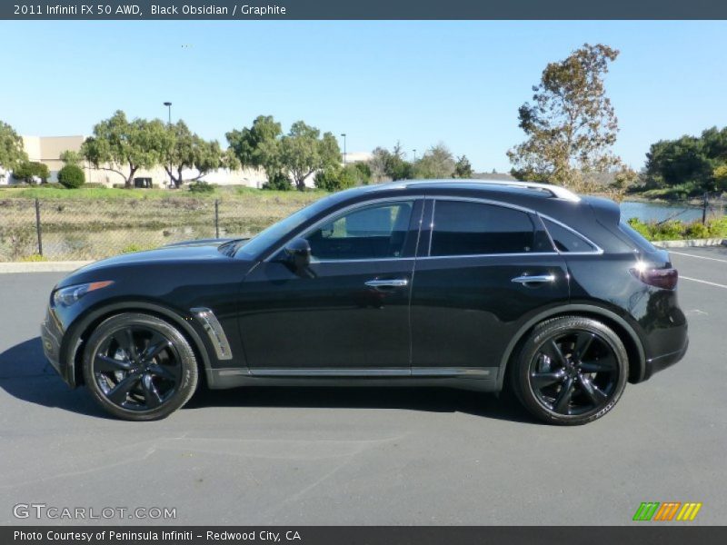 Black Obsidian / Graphite 2011 Infiniti FX 50 AWD