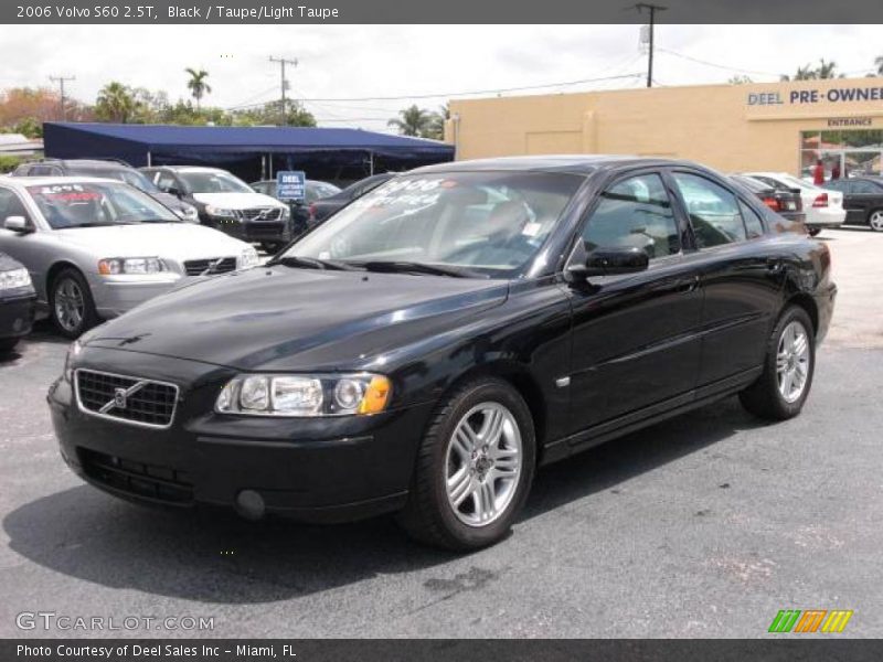 Black / Taupe/Light Taupe 2006 Volvo S60 2.5T