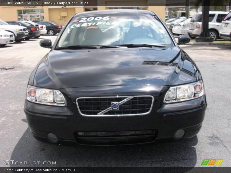 Black / Taupe/Light Taupe 2006 Volvo S60 2.5T