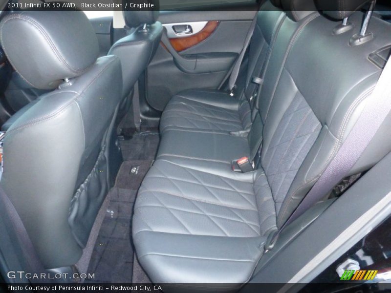 Rear Seat of 2011 FX 50 AWD