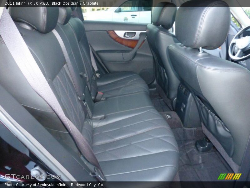 Rear Seat of 2011 FX 50 AWD