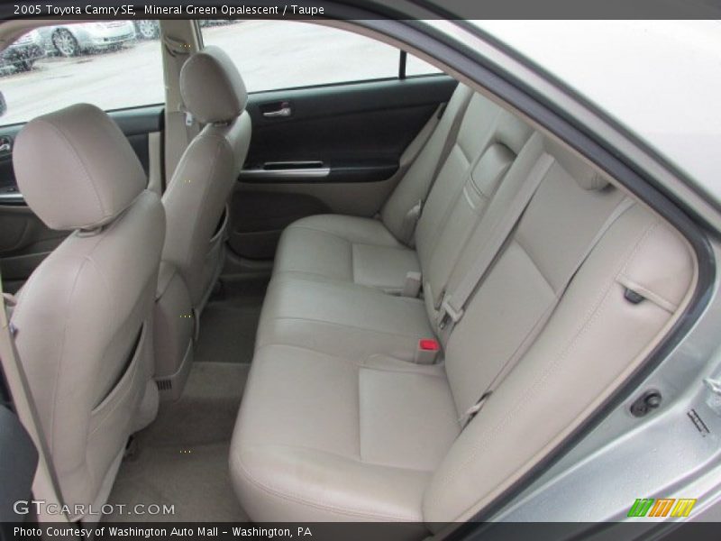 Rear Seat of 2005 Camry SE