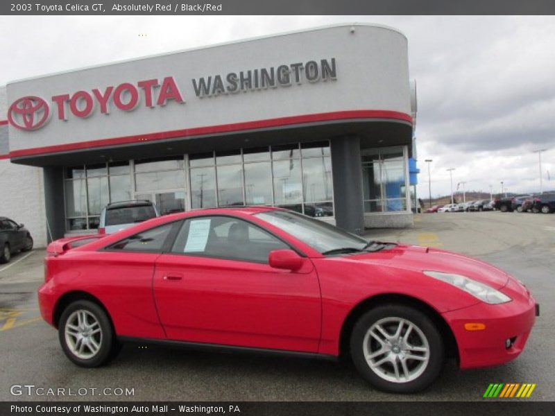 Absolutely Red / Black/Red 2003 Toyota Celica GT