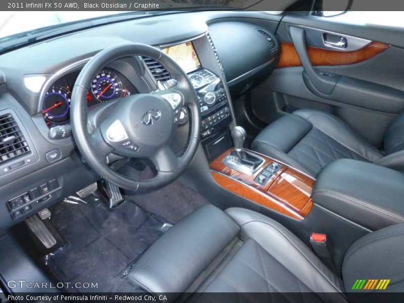 Graphite Interior - 2011 FX 50 AWD 