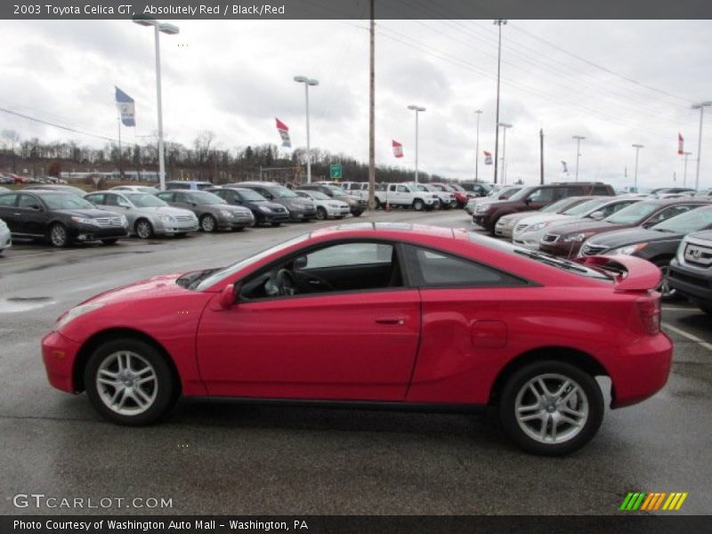 Absolutely Red / Black/Red 2003 Toyota Celica GT
