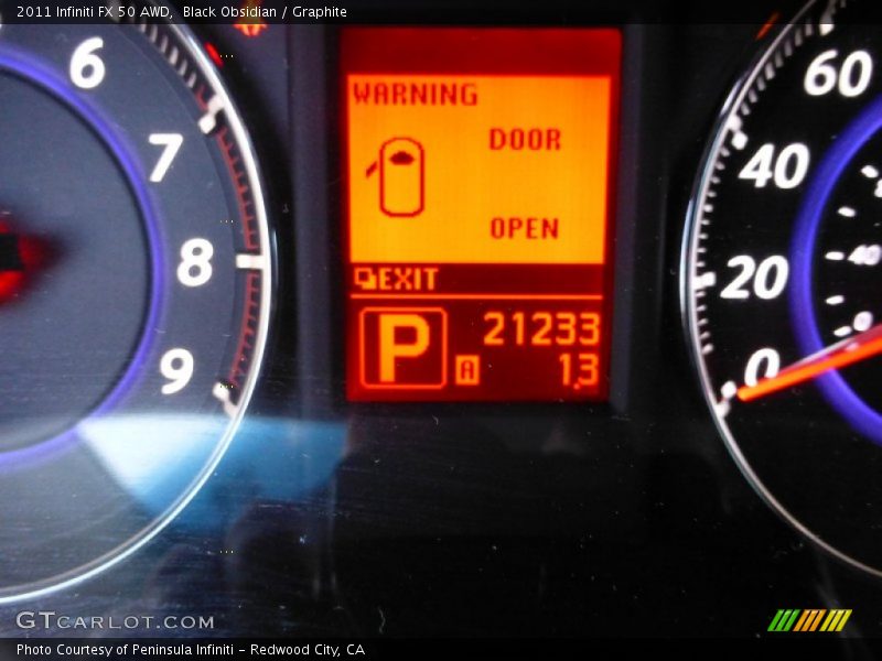 Black Obsidian / Graphite 2011 Infiniti FX 50 AWD