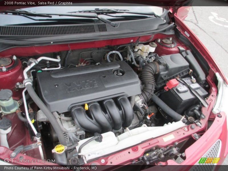  2008 Vibe  Engine - 1.8 Liter DOHC 16-Valve VVT 4 Cylinder