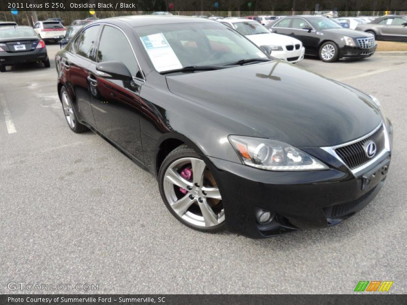 Front 3/4 View of 2011 IS 250